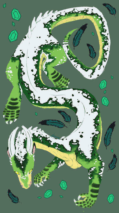 Flat Fullbody, Complex character, $25